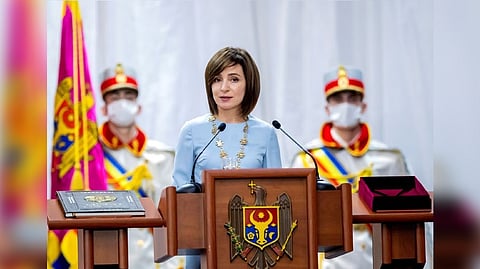 Moldovan President Maia Sandu