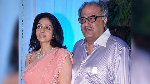 Boney Kapoor and Sridevi