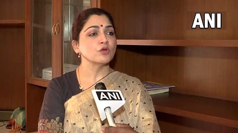 Actor-politician Khushbu Sundar