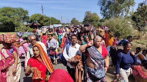 Devotees on way to Kubereshwar Dham