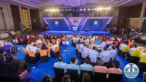 File pic of the TNPL Auction 2023 held at Mahabalipuram.