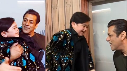 Abdu Rozik with Salman Khan