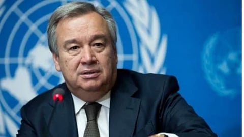 UN Secretary General Antonio Guterres