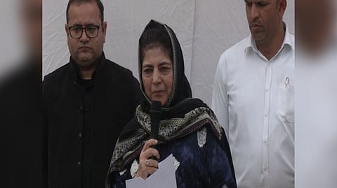 People's Democratic Party chief Mehbooba Mufti