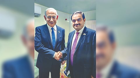 Prime Minister Benjamin Netanyahu ;Gautam Adani