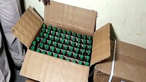 The seized cartons of contraband drugs