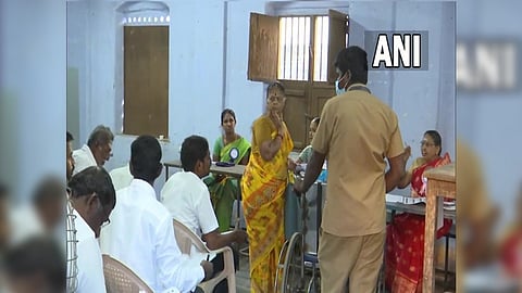 Polling for the Erode Assembly bypoll underway in Tamil Nadu