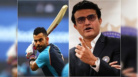 Virat Kohli and Sourav Ganguly