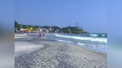 A view of Kovalam Beach