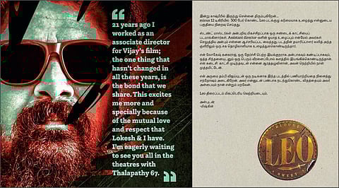 Mysskin wraps up his portions for ‘Leo’, thanks Vijay, Lokesh