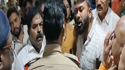 BJP alleges "attack" by AIMIM corporator in Hyderabad