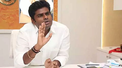 BJP state president K Annamalai