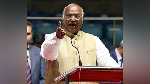 Congress president Mallikarjun Kharge