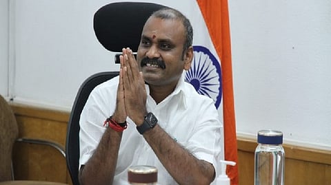 Union Minister of State for Information and Broadcasting L Murugan