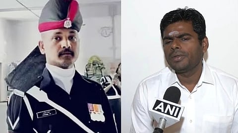 Solider Prabhu; TN BJP president K Annamalai