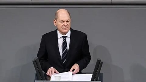 German Chancellor Olaf Scholz