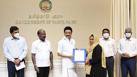 CM Stalin issued appointments & permanent work orders on a compassionate basis at the Secretariat.