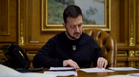 Ukraine's President Volodymyr Zelenskyy