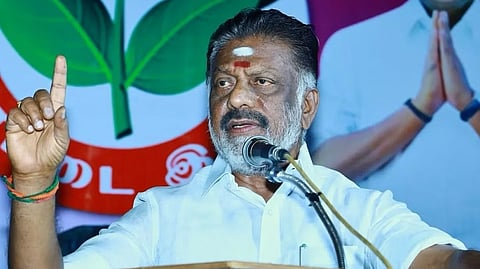 Ousted AIADMK leader O Panneerselvam