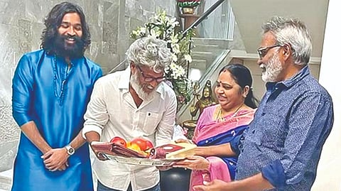 Dhanush gifts a palatial home to his parents