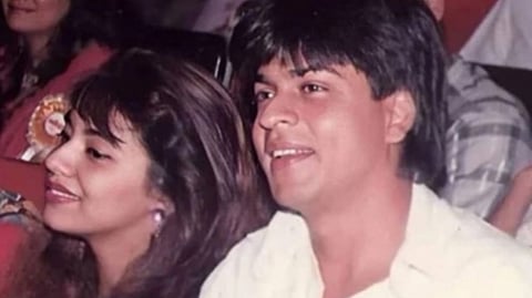 SRK with Gauri