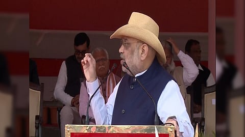 Home Minister Amit Shah at Haryana Police Academy in Karnal