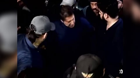 PTI leader Imran Khan at Lahore High Court