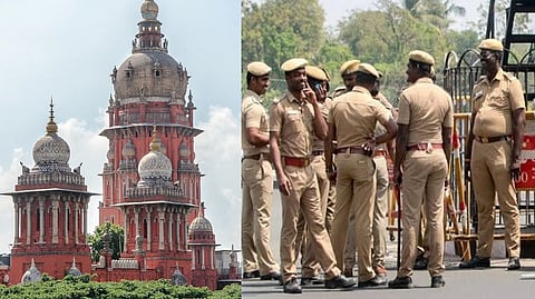 Madras High Court (left); Representative pic