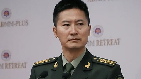 China?s Defense Ministry spokesperson Tan Kefei