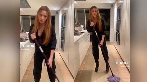 Singer Shakira in the viral video