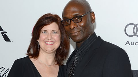 Stephanie Reddick with late husband Lance Reddick