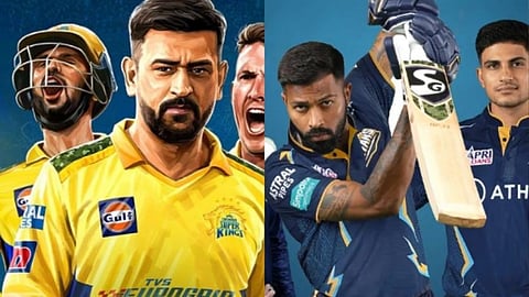 Chennai Super Kings and Gujarat Titans