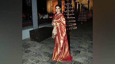 Veteran beauty Rekha