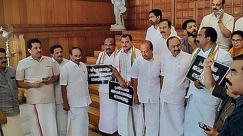 Opposition protest in Kerala
