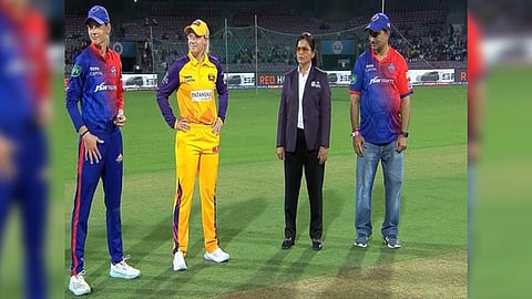 Meg Lanning and Alyssa Healy at the time of toss