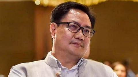 Union Law and Justice Minister Kiren Rijiju