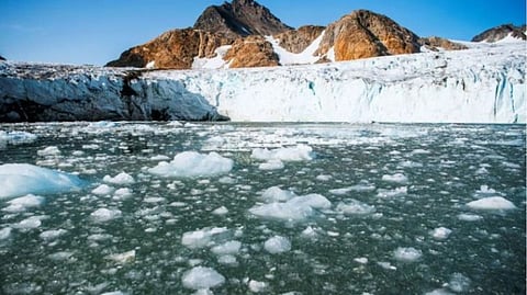 Antarctica is losing 150 billion tons of ice mass every year.
