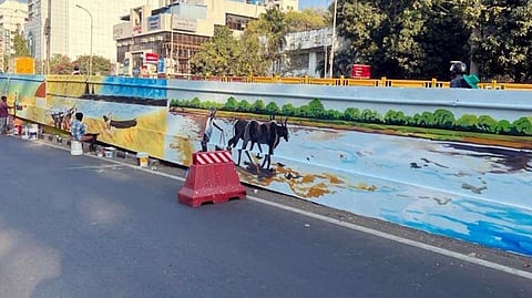 Beautification of 5 flyovers completed under Singara Chennai 2.0
