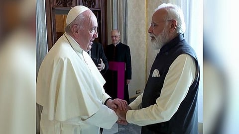 Prime Minister Narendra Modi & Pope Francis