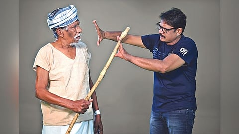 Manoj and Bharathiraja