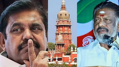 Edappadi K Palaniswami; Madras High Court; O Panneerselvam