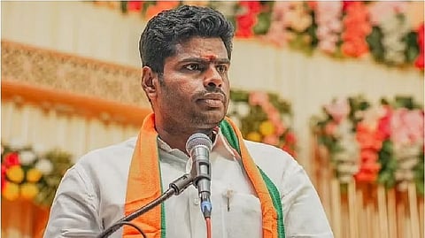 BJP chief K Annamalai