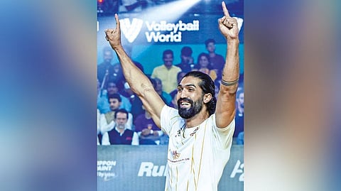 Iranian middle blocker Danial Motazedi