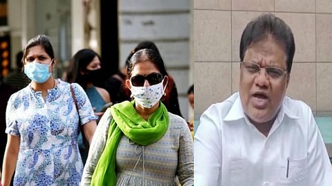 Minister of Public Health & Family Welfare Tanaji Sawant (right)