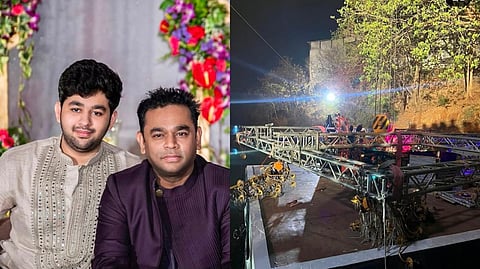 AR Rahman & his AR Ameen; Visual from the incident