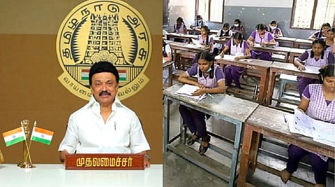CM Stalin wishing the students via video message on Sunday