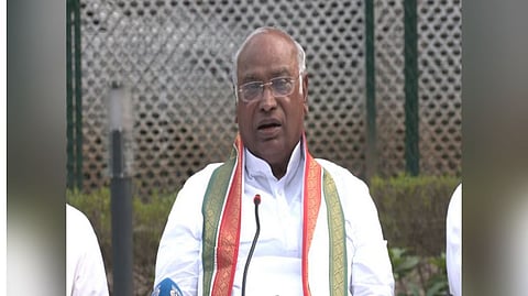 Congress national president Mallikarjun Kharge