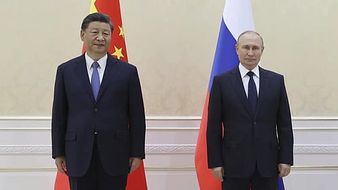 China leader Xi Jinping & Russian President Vladimir Putin