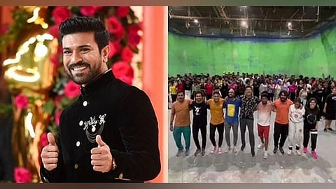 Ram Charan, Prabhu Deva and his team
