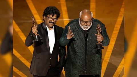 Lyricist ChandraboseComposer and MM Keeravani